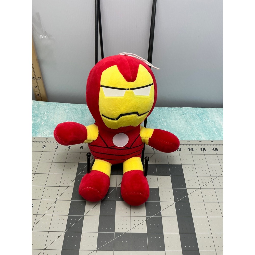 Marvel Iron Man Plush Stuffed Toy Red Yellow Avenger 11 Inch Superhero Figure